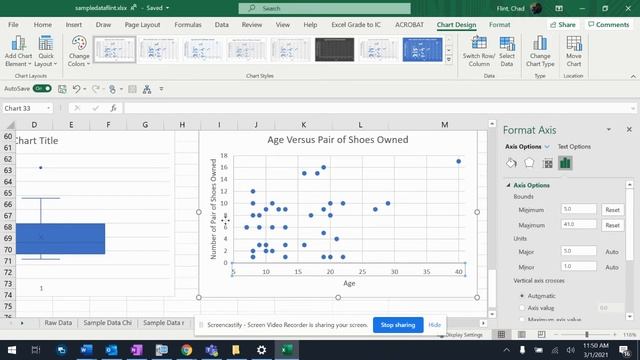 Changing Scatter Plot Axis смотреть онлайн