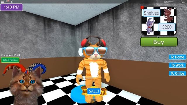 СТРОЮ ОГРОМНУЮ ПИЦЦЕРИЮ ФРЕДДИ В РОБЛОКС! FNAF ROBLOX Freddy's Tycoon 3 смотреть онлайн
