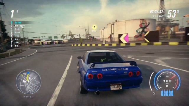 【NFS HEAT】daytime race　Nissan Skyline GT R V·Spec 1993 смотреть онлайн