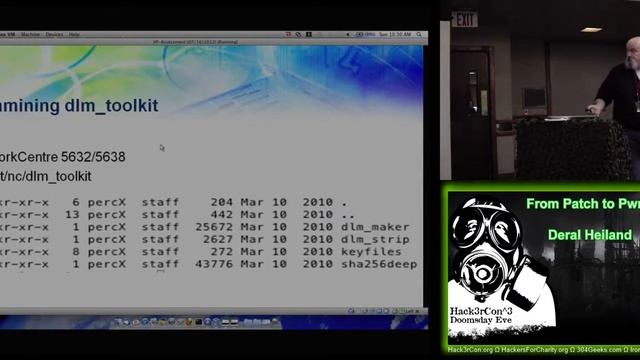 Hack3rcon 3 21 From Patch to Pwnd Deral Heiland смотреть онлайн