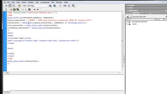 Connecting a MySQL table to a PHP webpage using Dreamweaver MX смотреть онлайн