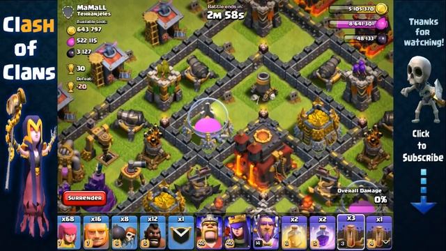 Clash of Clans - Best TH11 Farming Strategy with HoGiBarch - 4 Million Loot Per Hour TH11 Strategy! смотреть онлайн