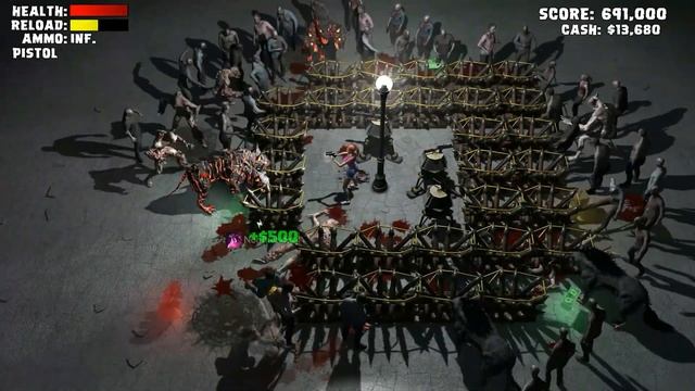 Yet Another Zombie Defense HD / Local Multiplayer PC Games / Two Players смотреть онлайн