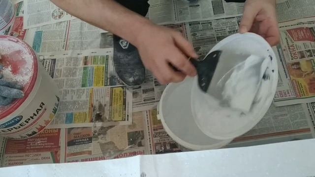 Ручная колеровка краски ТекС!!! смотреть онлайн