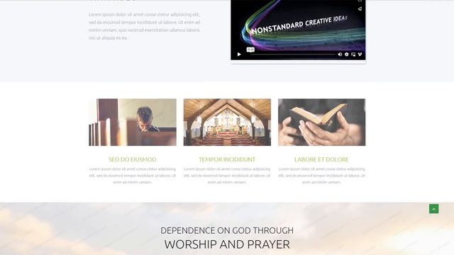 Religious Responsive Landing Page Template by RockThemes - 53689 смотреть онлайн