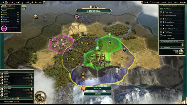 Civilization V: Swedish Space Race #1 - The Founding of Stockholm смотреть онлайн