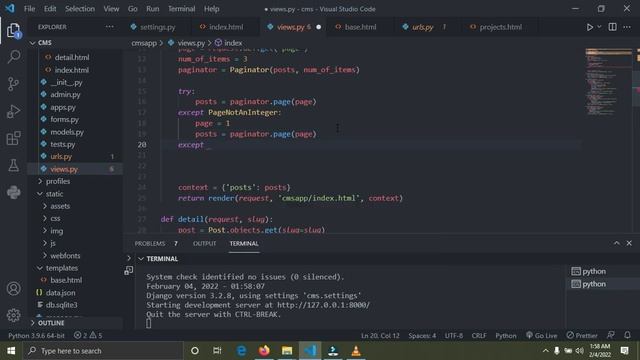 Adding Pagination With Django смотреть онлайн