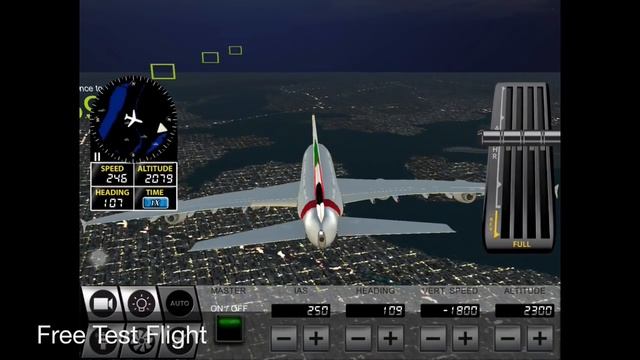 Flight Simulator 2016 FlyWings By Thetis Consulting/ Test Free Flight / смотреть онлайн