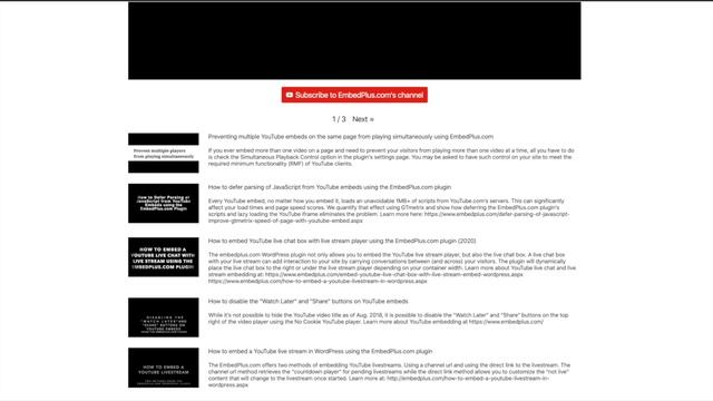 YouTube WordPress Plugin Pro Settings for Galleries смотреть онлайн