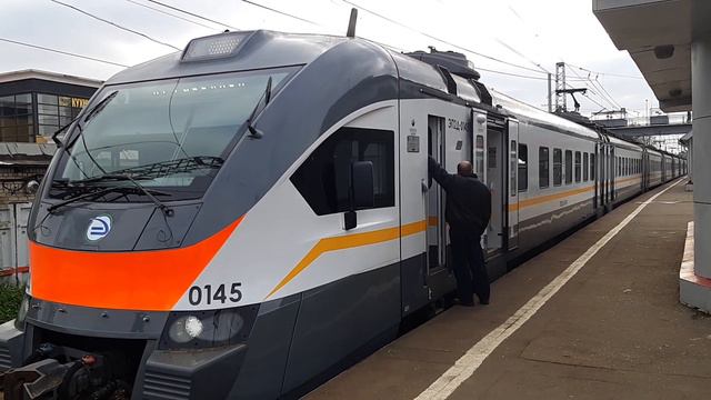 Электропоезд ЭП2Д-0145 станция Голицыно до станции Савёлово 01.10.2021. смотреть онлайн