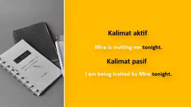 Contoh Kalimat PASSIVE VOICE PRESENT CONTINUOUS TENSE смотреть онлайн