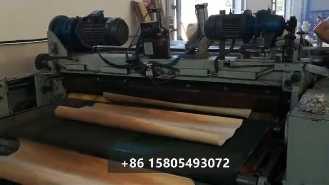 Beech Veneer Peeling Machine смотреть онлайн
