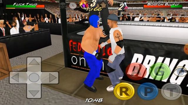 FLICK THUG Vs BOSTON BLUFLY Wrestling Revolution 3D смотреть онлайн
