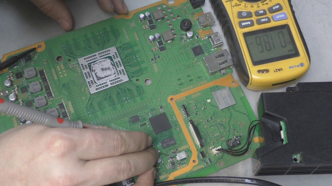 ремонт sony PlayStation 4 CUH-1216A не включается после самостоятельной разборки смотреть онлайн