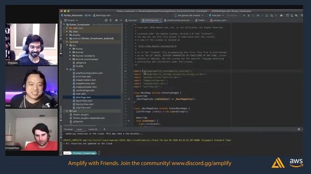 Amplify with Friends Episode 5 - Flutter смотреть онлайн