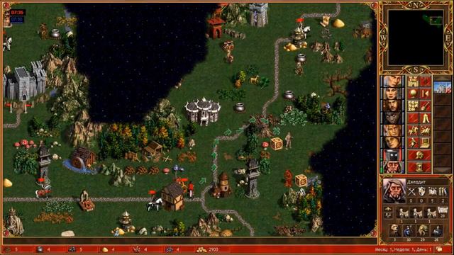 Heroes III. Герои 3. Jebus Imperator I. F1n vs MoM смотреть онлайн