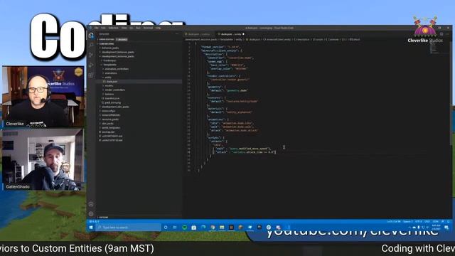Coding with Cleverlike - Adding Behaviors to Custom Entity смотреть онлайн