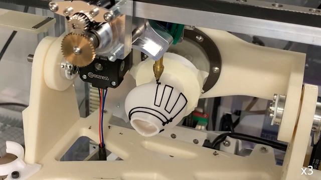 Multi-Material 5-axis 3D printing with Open5x + E3D Toolchanger смотреть онлайн