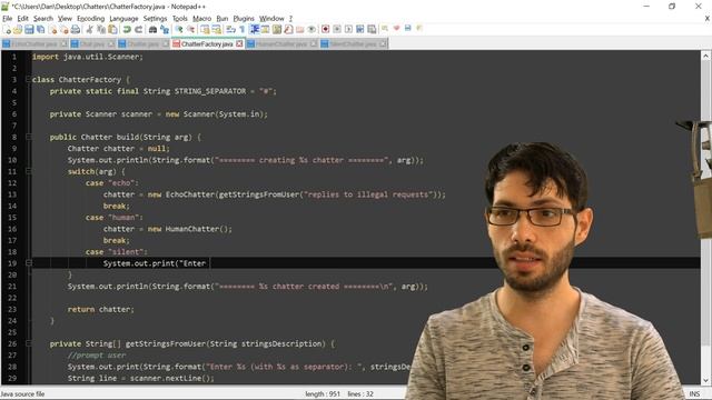 JavaStream 3 (chatters) part 9: silent chatter смотреть онлайн