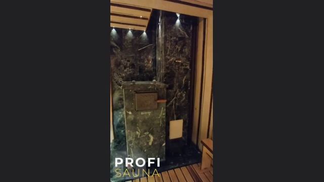 Необрезная доска липа, полки из полубревен, печь Гефест смотреть онлайн