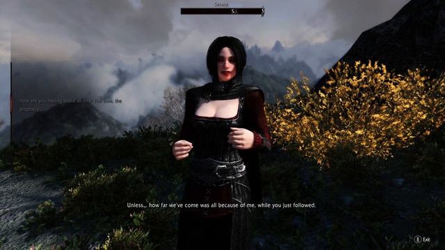 Skyrim -  Serana Dialogue Add-on - (SDA MOD) -  Playthrough - 55 (Before Darkfall Cave)
