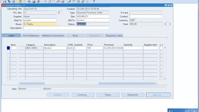 How to Create PO in Oracle R12 смотреть онлайн