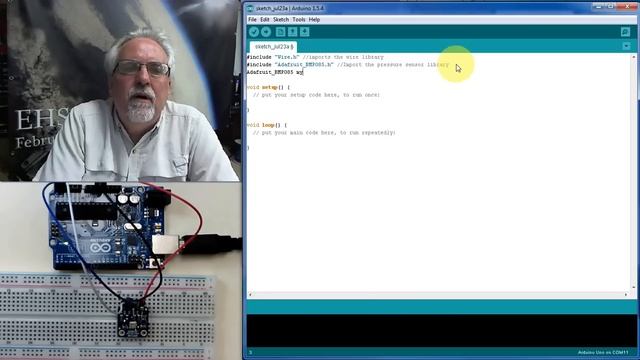 Arduino with Python LESSON 9: Measuring Pressure and Temperature with the BMP180 Sensor смотреть онлайн