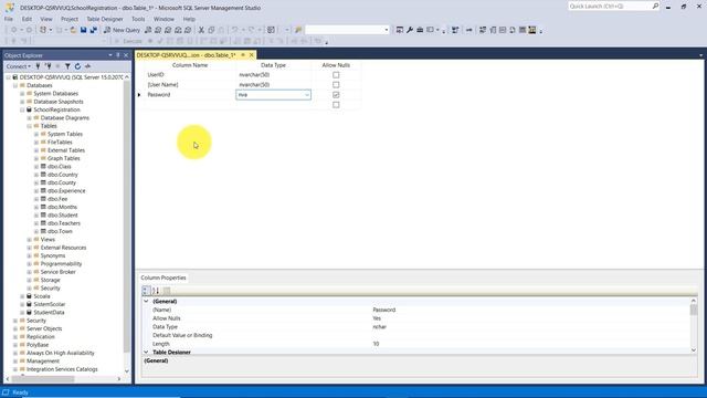 School Registration System Project C# and SQL SERVER | Create Users Table in SQL SERVER смотреть онлайн