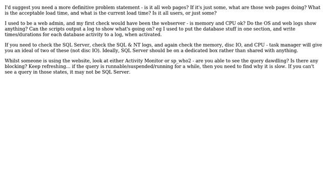 Databases: How do I rule out SQL Server as the reason for a slow website? (5 Solutions!!) смотреть онлайн
