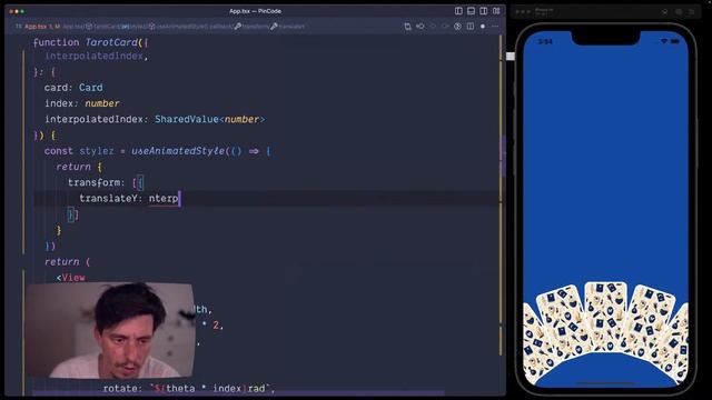 ? Tarot wheel animation in React Native using Reanimated смотреть онлайн