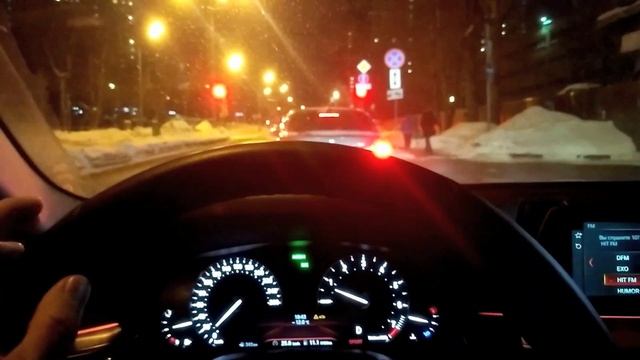 BMW 520i 2018г.в. в движении