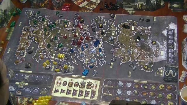Настольная игра престолов на 7 домов с Арренами. Ход 6. смотреть онлайн