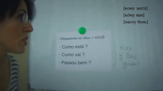 Курсы португальского языка C Сандрой Крошневой