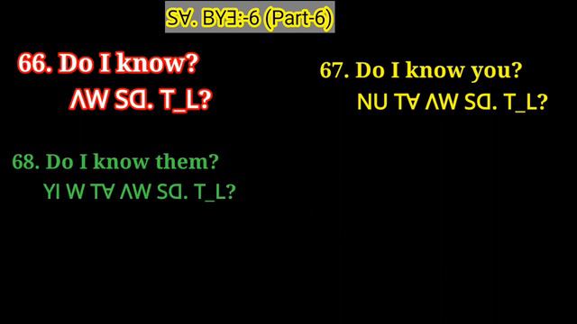 Part-6 Present Simple Tense//Interrogative Sentense //Practice and Excercise in lisu language. смотреть онлайн