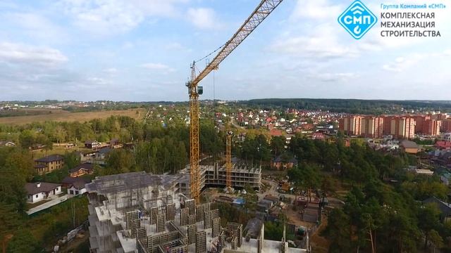 Презентация работы башенного крана Potain MC 235B компании ГК "СМП" смотреть онлайн