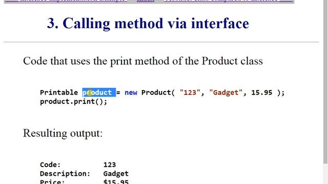 Week 06 Java Interface Part 3 смотреть онлайн