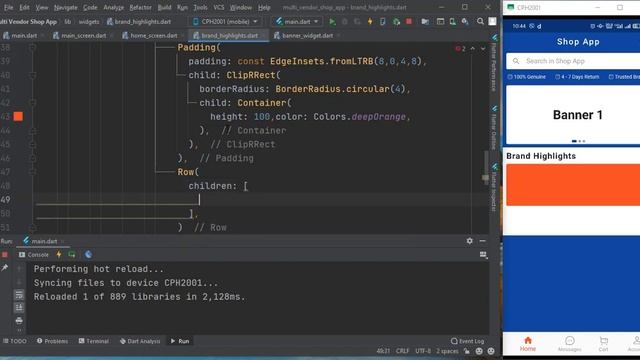 Part # 4 | Flutter Multi Vendor Shop App | Home Screen Design смотреть онлайн