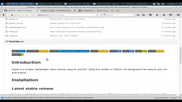 Installing Sopel irc bot in Linux inside Windows Virtualbox смотреть онлайн