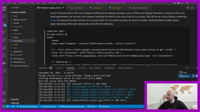Django V4 Full Course - Module 9 смотреть онлайн