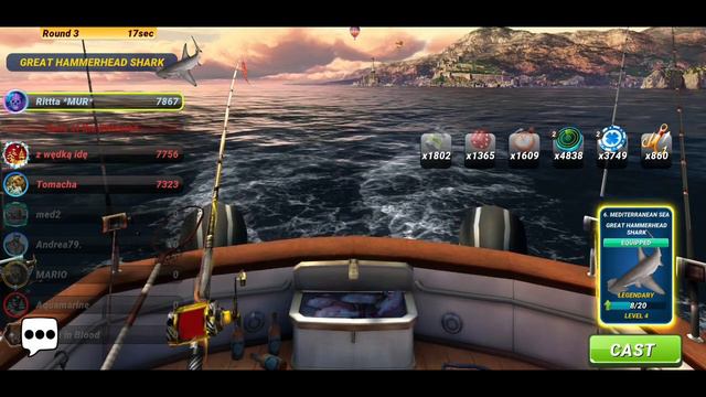 Hot rods. Mediterranean sea. Fishing Clash смотреть онлайн