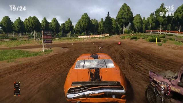 Next Car Game - E06 - Gravel Track w/ 24 Cars смотреть онлайн