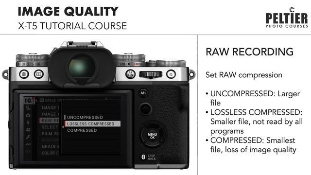 Fujifilm X-T5 Menu Walkthrough: Image Quality Setting