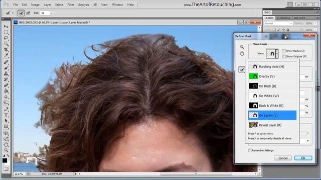 Refine Edge - Photoshop Tutorial смотреть онлайн