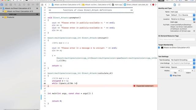 Coded Attack Against RSA: Calculating Decryption Key Directly смотреть онлайн