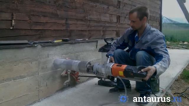 Алмазное бурение продухов! (отдушин и вентиляции фундамента) смотреть онлайн