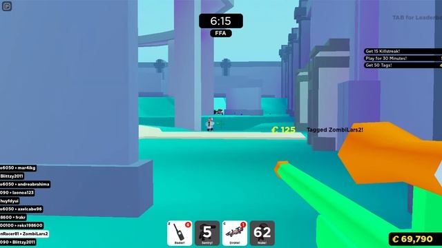 играю в Roblox стреляю во всех и тащу. смотреть онлайн