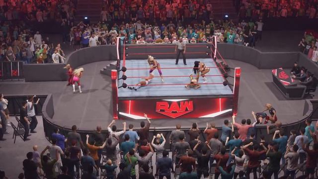 WWE 2K22 - Fatal 4 Way Tag Team Elimination [4K PS5 GAMEPLAY] | Community Wish смотреть онлайн