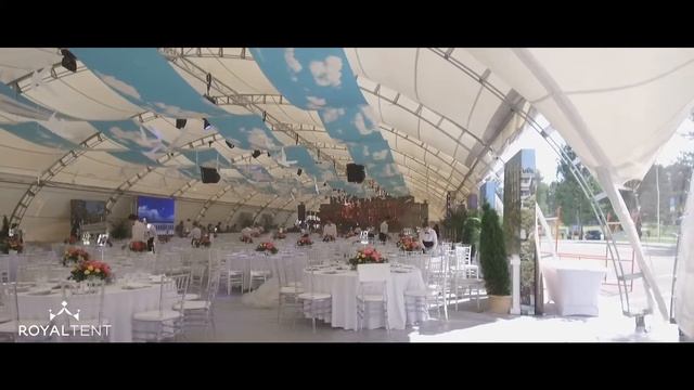 Шатер Royaltent в Екатеринбурге, на празднике посвященному Дню металлурга смотреть онлайн