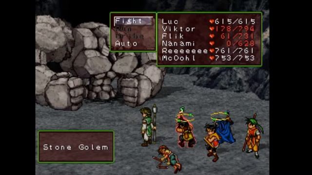 SUIKODEN II HARDCORE MODE BOSS FIGHT || Stone Golem смотреть онлайн