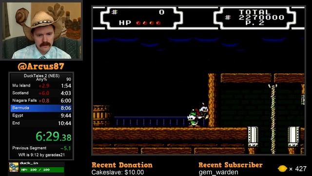 DuckTales 2 NES speedrun in 10:41 by Arcus смотреть онлайн
